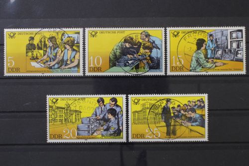 DDR, MiNr. 2583-2587, zentrisch gestempelt