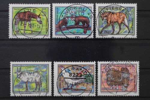 DDR, MiNr. 2522-2527, zentrisch gestempelt