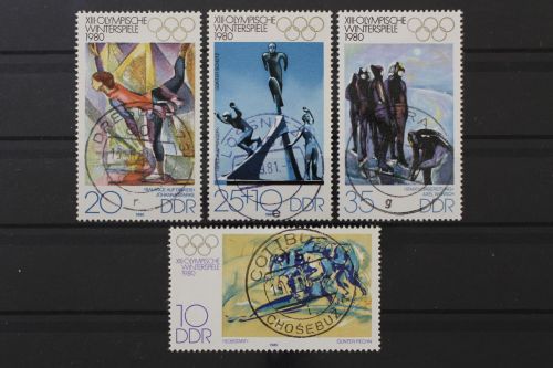 DDR, MiNr. 2478-2481, zentrisch gestempelt