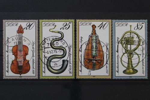 DDR, MiNr. 2445-2448, zentrisch gestempelt