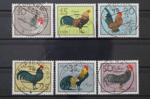 DDR, MiNr. 2394-2399, zentrisch gestempelt