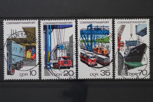 DDR, MiNr. 2326-2329, zentrisch gestempelt