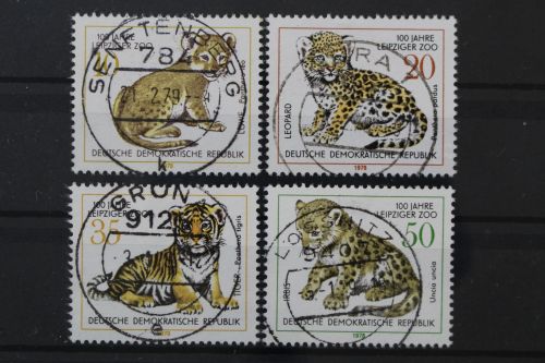 DDR, MiNr. 2322-2325, zentrisch gestempelt