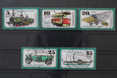 DDR, MiNr. 2254-2258, zentrisch gestempelt