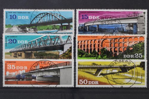 DDR, MiNr. 2163-2168, zentrisch gestempelt