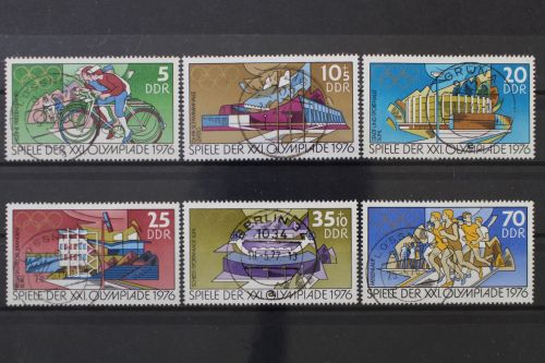 DDR, MiNr. 2126-2131, zentrisch gestempelt