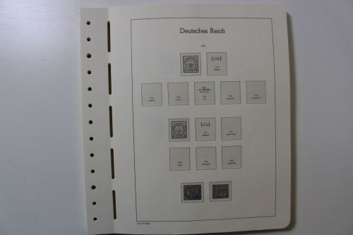 Leuchtturm, Deutsches Reich 1872-1932 incl. Dienst, SF-System