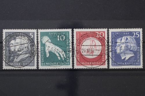 DDR, MiNr. 857-860, zentrisch gestempelt