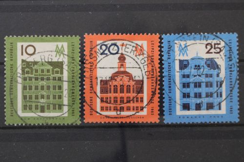 DDR, MiNr. 873-875, zentrisch gestempelt