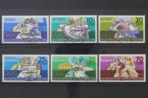 DDR, MiNr. 2099-2104, zentrisch gestempelt