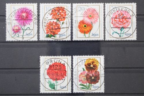 DDR, MiNr. 2070-2075, zentrisch gestempelt