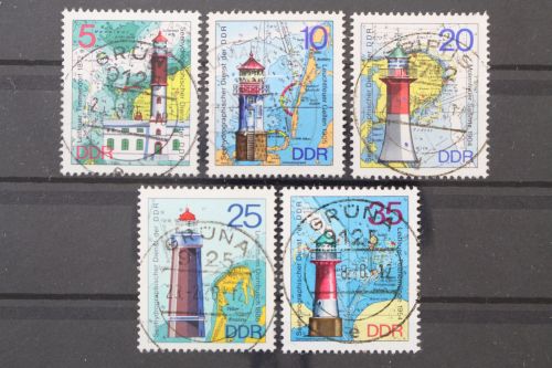 DDR, MiNr. 2045-2049, zentrisch gestempelt