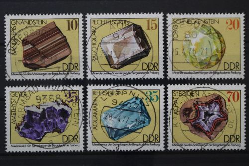 DDR, MiNr. 2006-2011, zentrisch gestempelt