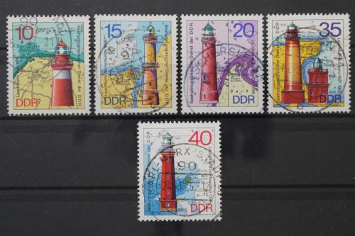 DDR, MiNr. 1953-1957, zentrisch gestempelt