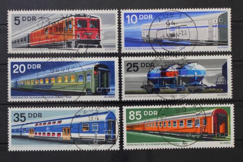 DDR, MiNr. 1844-1849, zentrisch gestempelt