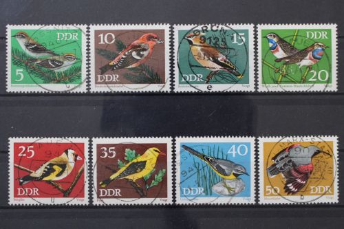 DDR, MiNr. 1834-1841, zentrisch gestempelt