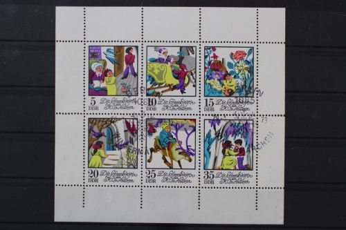 DDR, MiNr. 1801-1806 Kleinbogen, U-Rand ndgz, gestempelt