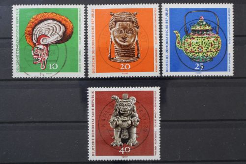 DDR, MiNr. 1632-1635, zentrisch gestempelt