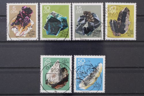 DDR, MiNr. 1468-1473, zentrisch gestempelt
