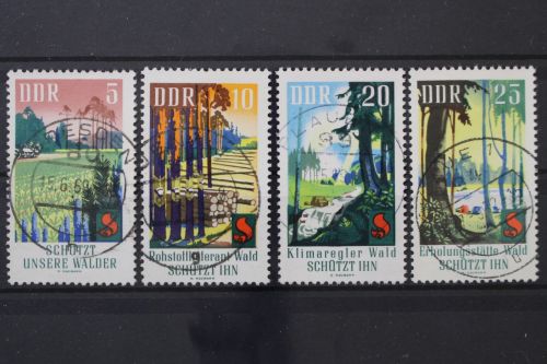 DDR, MiNr. 1462-1465, zentrisch gestempelt