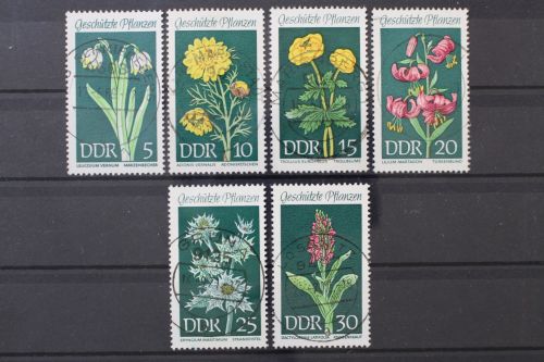 DDR, MiNr. 1456-1461, zentrisch gestempelt