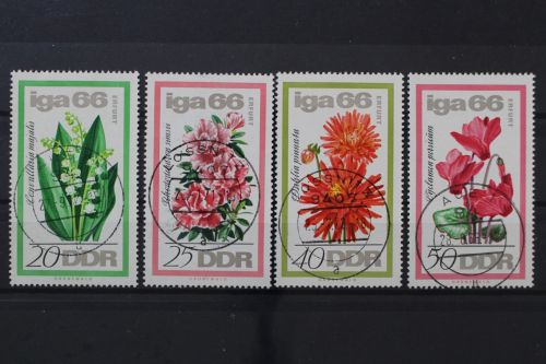 DDR, MiNr. 1189-1192, zentrisch gestempelt