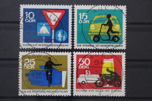DDR, MiNr. 1169-1172, zentrisch gestempelt