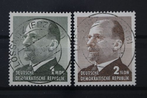DDR, MiNr. 1087-1088 zentrisch Lössnitz, gestempelt