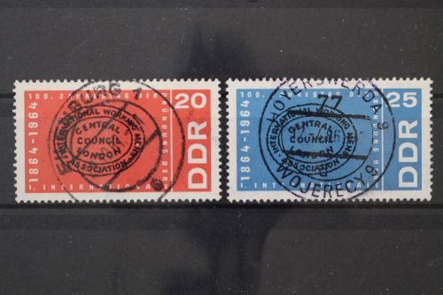 DDR, MiNr. 1054-1055, zentrisch gestempelt