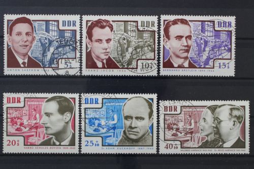 DDR, MiNr. 1014-1019, gestempelt