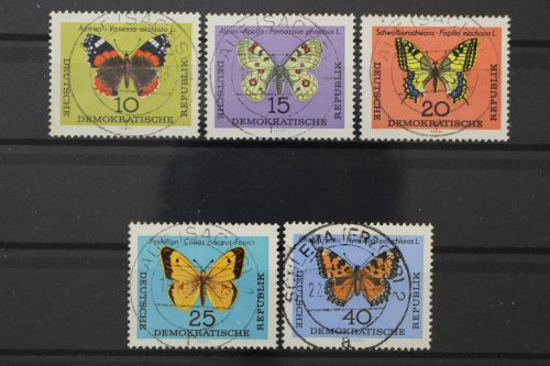 DDR, MiNr. 1004-1008, zentrisch gestempelt