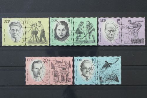 DDR, MiNr. 983-987, zentrisch gestempelt