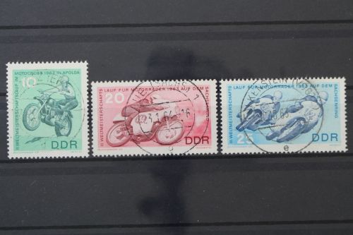 DDR, MiNr. 972-974, zentrisch gestempelt