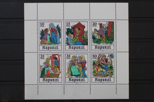 DDR, MiNr. 2382-2387 U-Rand ndgz, postfrisch