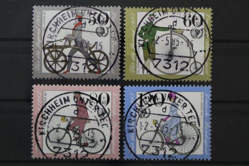 Deutschland (BRD), MiNr. 1242-1245 zentrisch Kirchheim, gestempelt