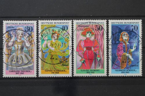 Deutschland (BRD), MiNr. 908-911, zentrisch gestempelt