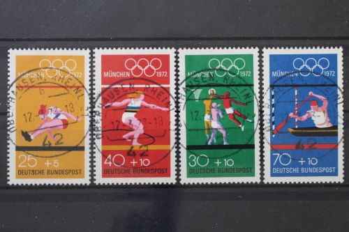 Deutschland (BRD), MiNr. 734-737 zentrisch Oberhausen, gestempelt