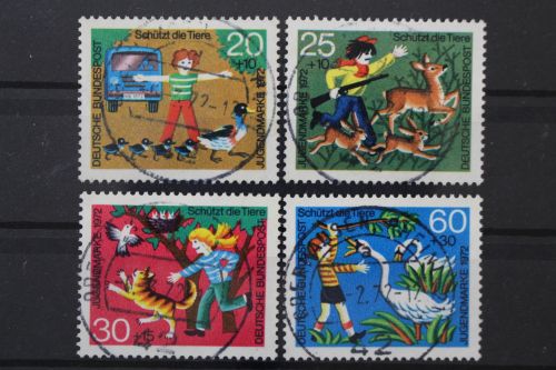 Deutschland (BRD), MiNr. 711-724, zentrisch gestempelt