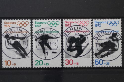 Deutschland (BRD), MiNr. 684-687 zentrisch Berlin 12, gestempelt