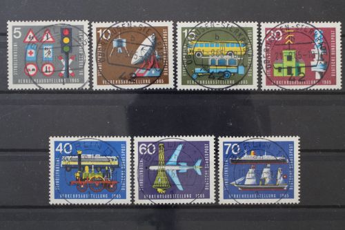 Deutschland (BRD), MiNr. 468-474, zentrisch gestempelt