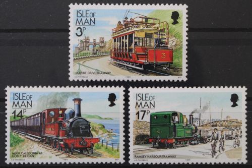 Isle of Man, MiNr. 353, 357 + 360 II, postfrisch