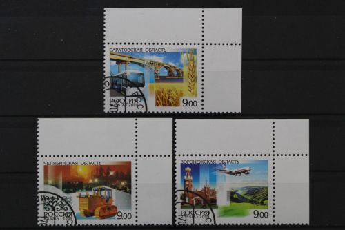 Russland, MiNr. 1527-1529 Ecken rechts oben, gestempelt