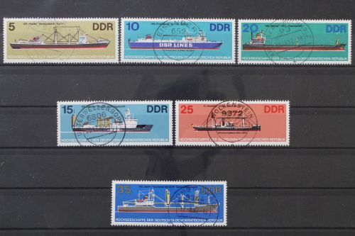 DDR, MiNr. 2709-2714, zentrisch gestempelt