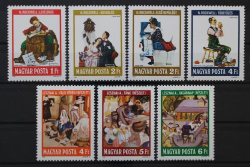 Ungarn, MiNr. 3524-3530 A, postfrisch