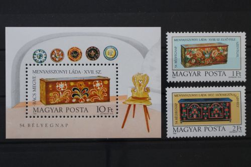 Ungarn, MiNr. 3505-3506 A + Block 151 A, postfrisch