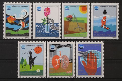 Ungarn, MiNr. 3070-3076 A, postfrisch