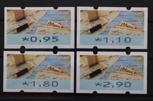 Deutschland Automaten, MiNr. 8, Tastensatz 4 mit Zählnummern, postfrisch