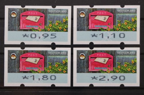 Deutschland (BRD) Automaten, MiNr. 9, Tastensatz 4 mit Zählnummern, postfrisch