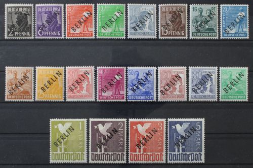 Berlin, MiNr. 1-20, ungebraucht, Altsignatur