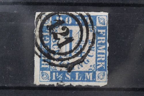 Holstein und Lauenburg, MiNr. 7, gestempelt, BPP Signatur